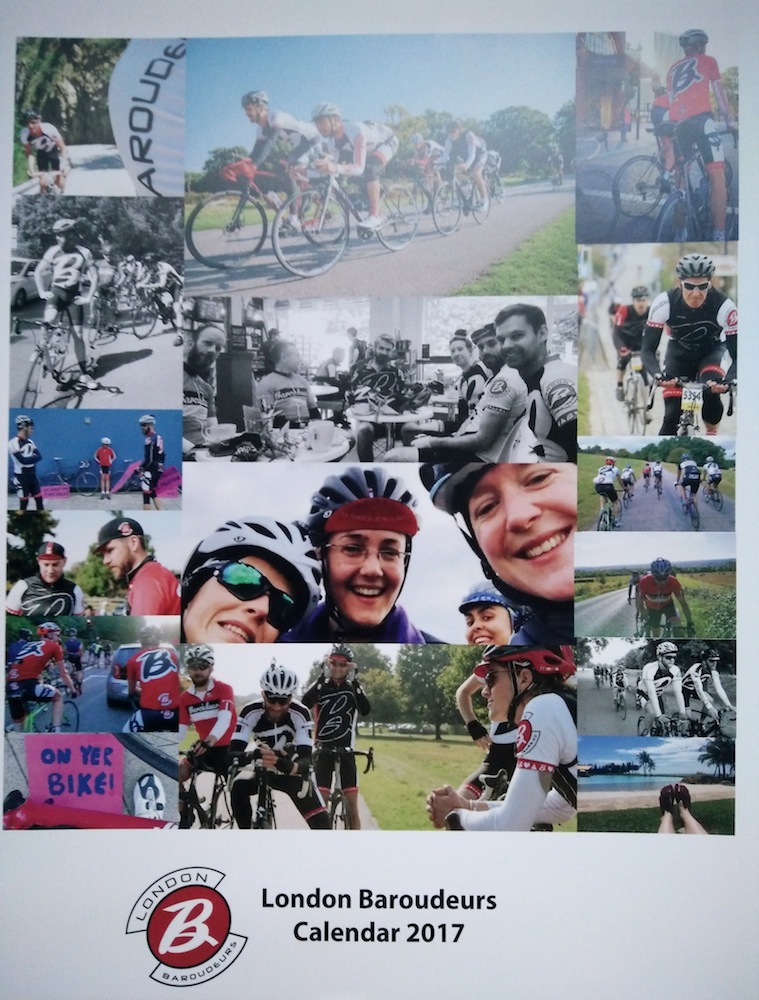 Baroudeurs Calendar 2017 - cover